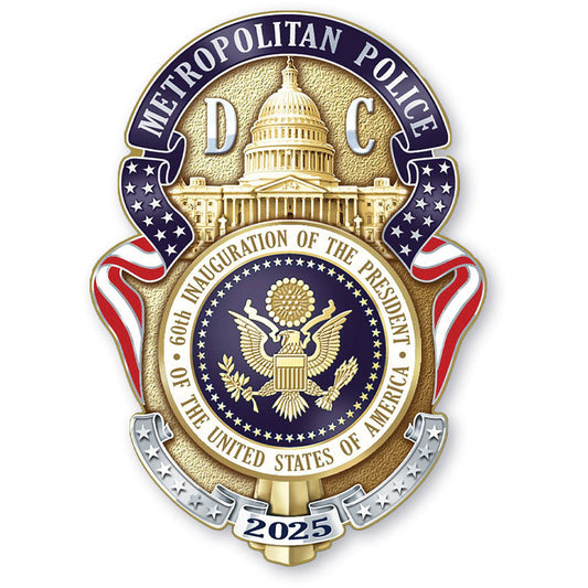 D.C. Metropolitan Police Department 60th Presidential Inauguration Badge