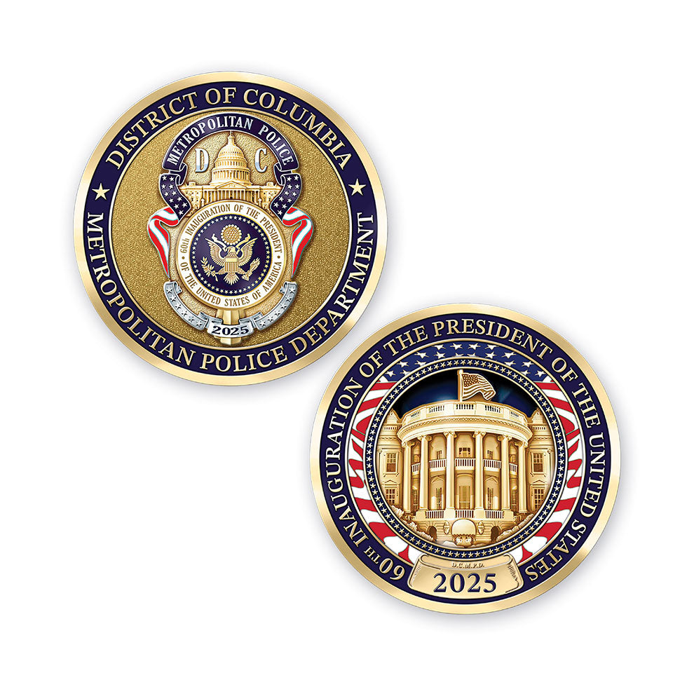 D.C. Metropolitan Police Department 60th Presidential Inauguration Challenge Coin