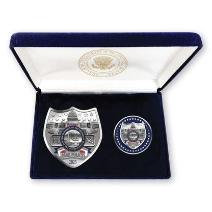 United States Park Police 2025 Inauguration Badge and Challenge Coin Set