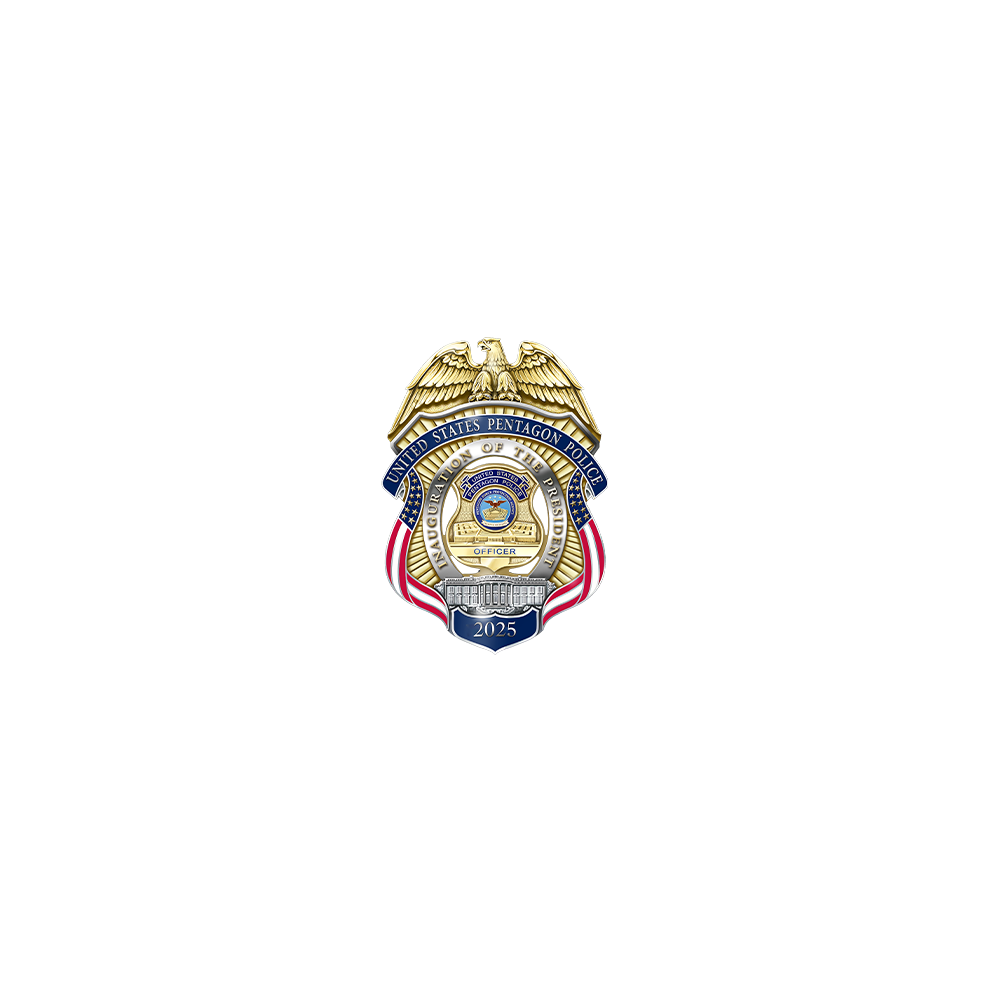 Pentagon Police 2025 Inauguration Mini Badge Lapel Pin