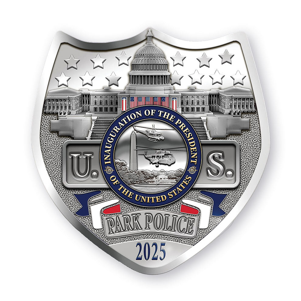 United States Park Police 2025 Inauguration Badge and Challenge Coin Set