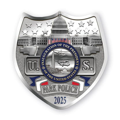 United States Park Police 2025 Inauguration Badge and Challenge Coin Set