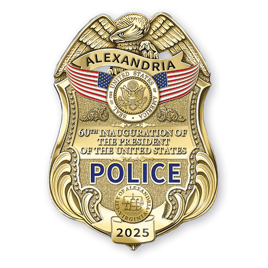 Alexandria Police Department 2025 Inaugural Badge