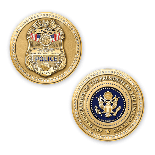 Alexandria Police Department 2025 Inaugural Coin